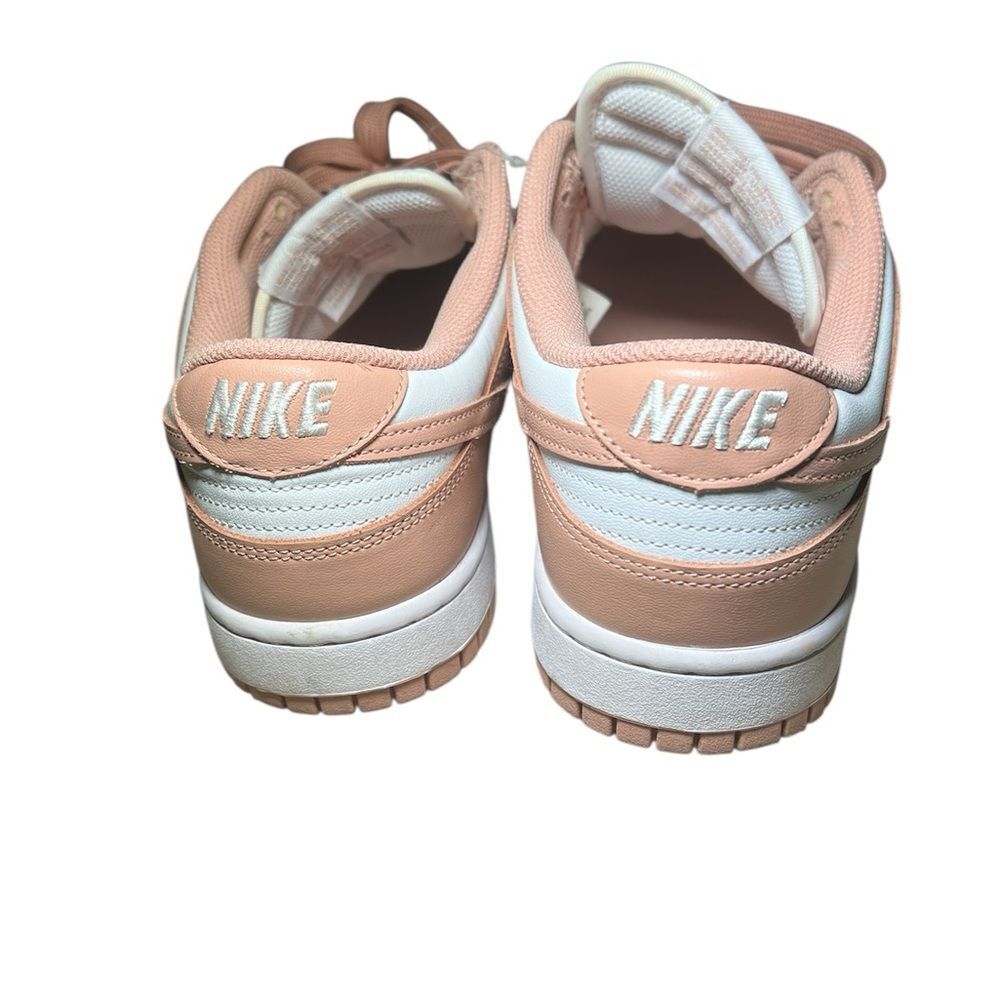 Nike Coral and White Low-Top Dunks - Picture 5 of 9